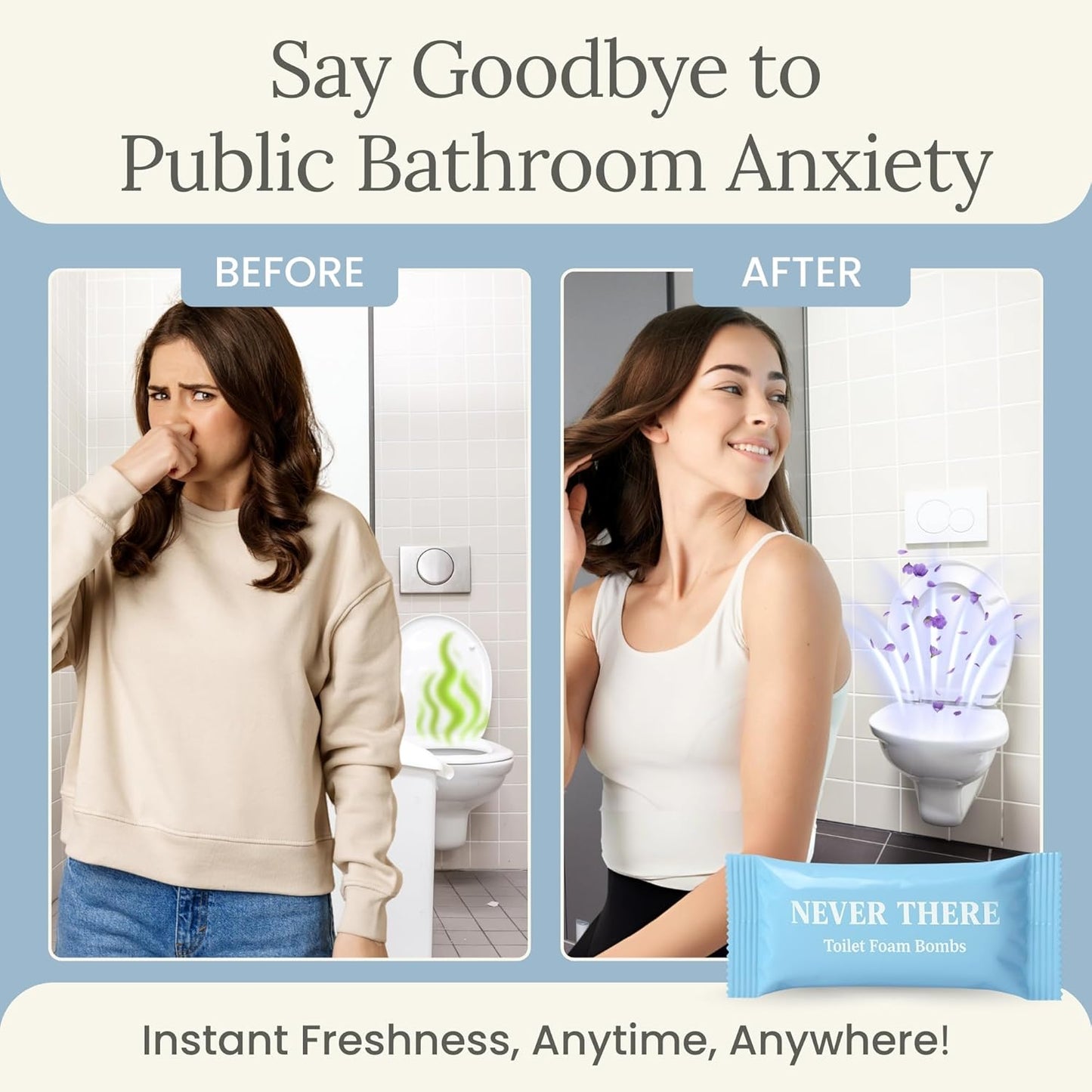 “No Sound. No Smell. No Stress.”