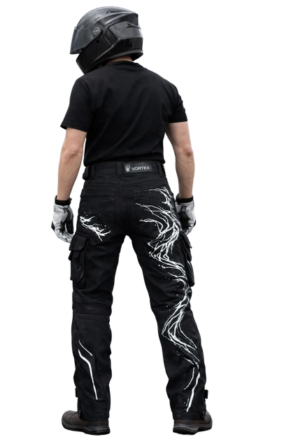 'Vortex' Reflective Riding Jeans